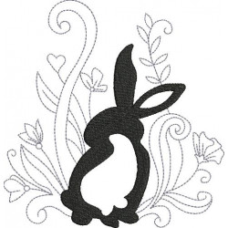 Stickdatei - Bunnies in the garden 3